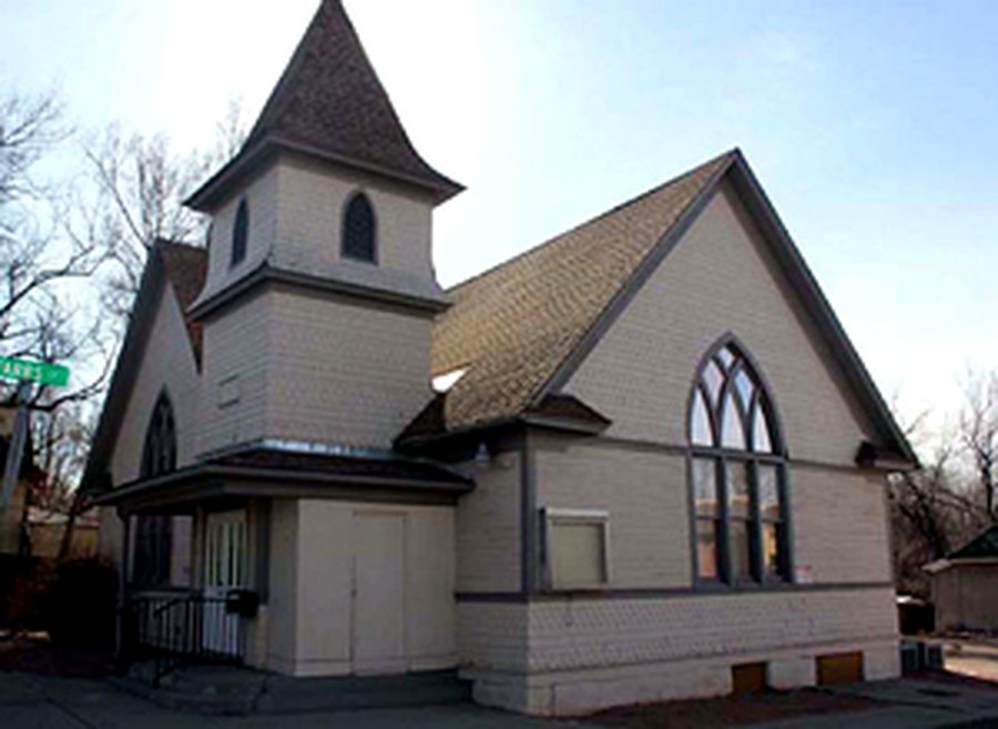 Historic People’s Methodist Episcopal Church building on St. Vrain Street in Colorado Springs